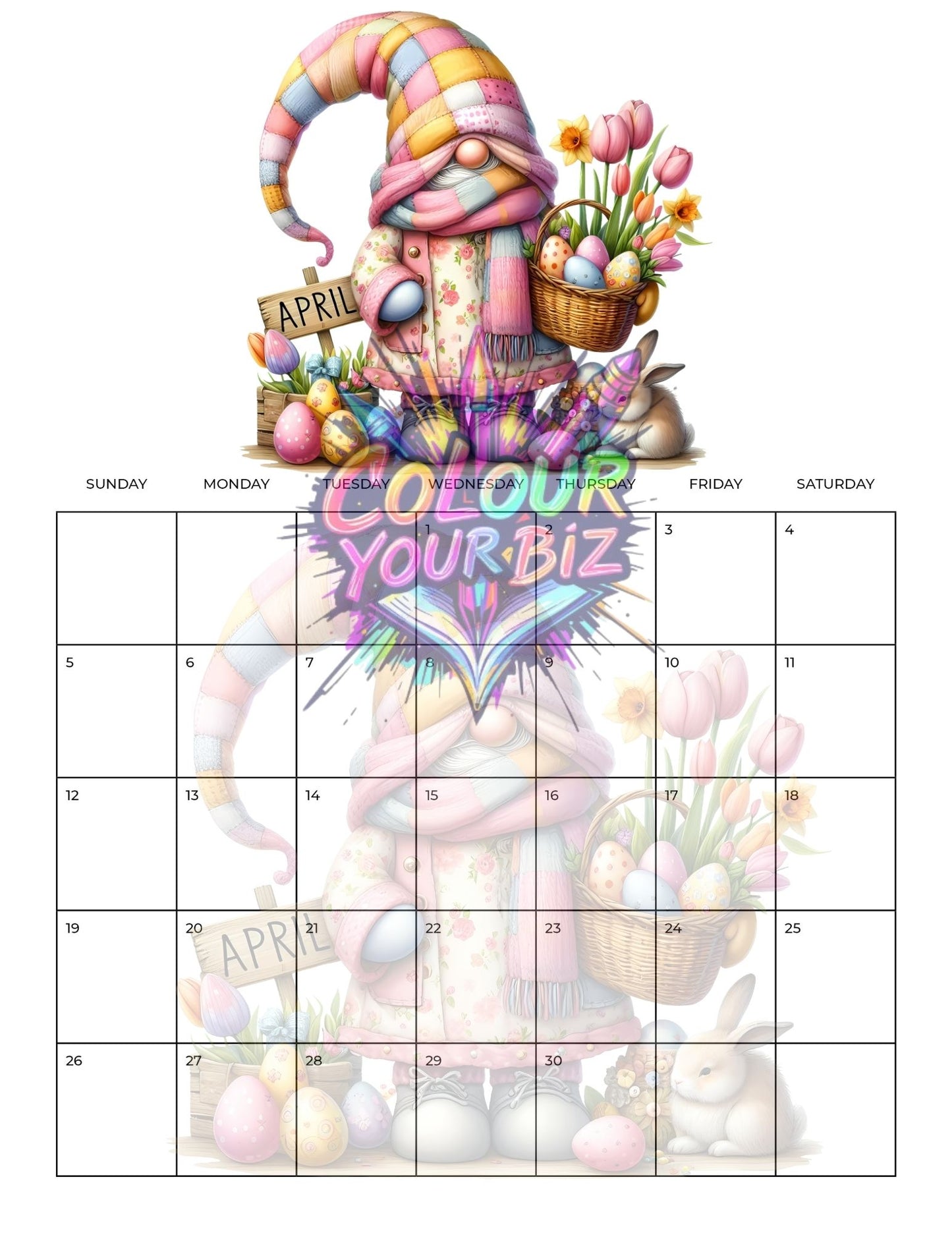 2026 With The Gonks Calendar
