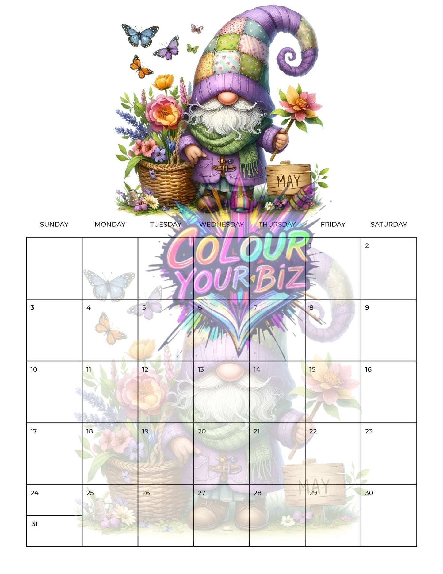 2026 With The Gonks Calendar