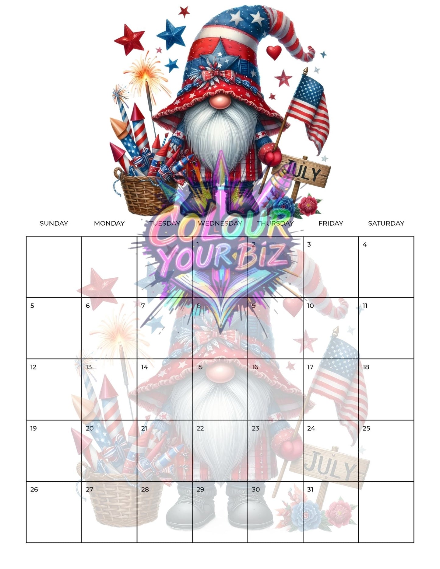 2026 With The Gonks Calendar