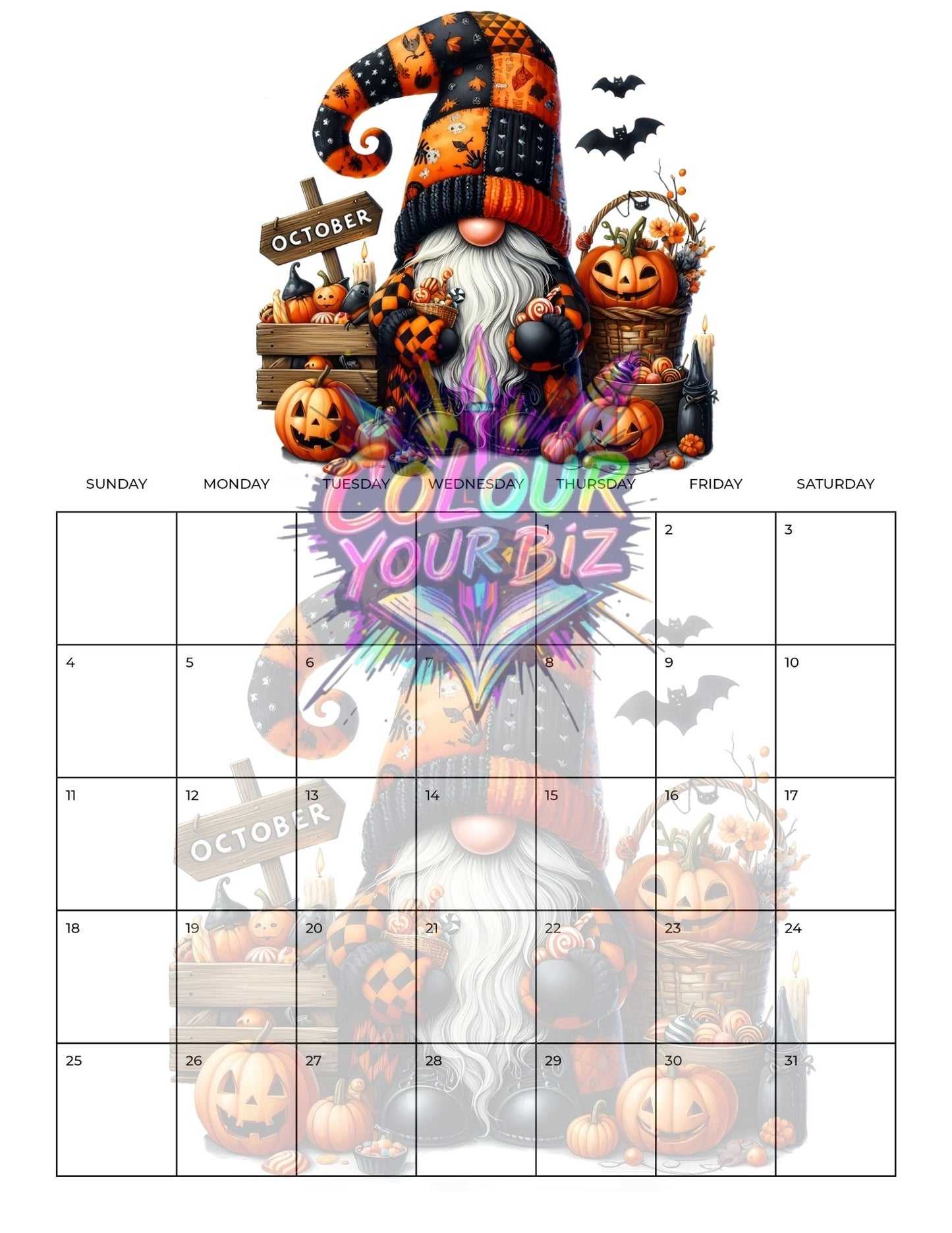 2026 With The Gonks Calendar