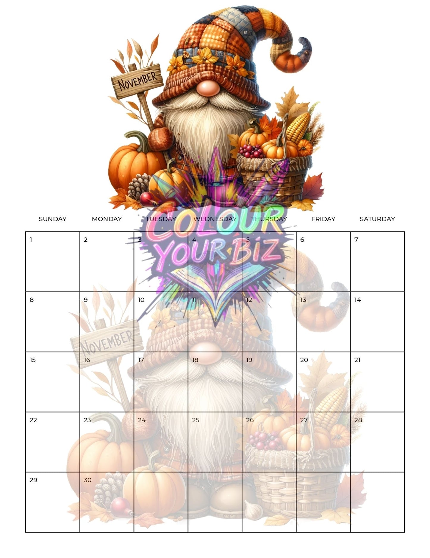 2026 With The Gonks Calendar