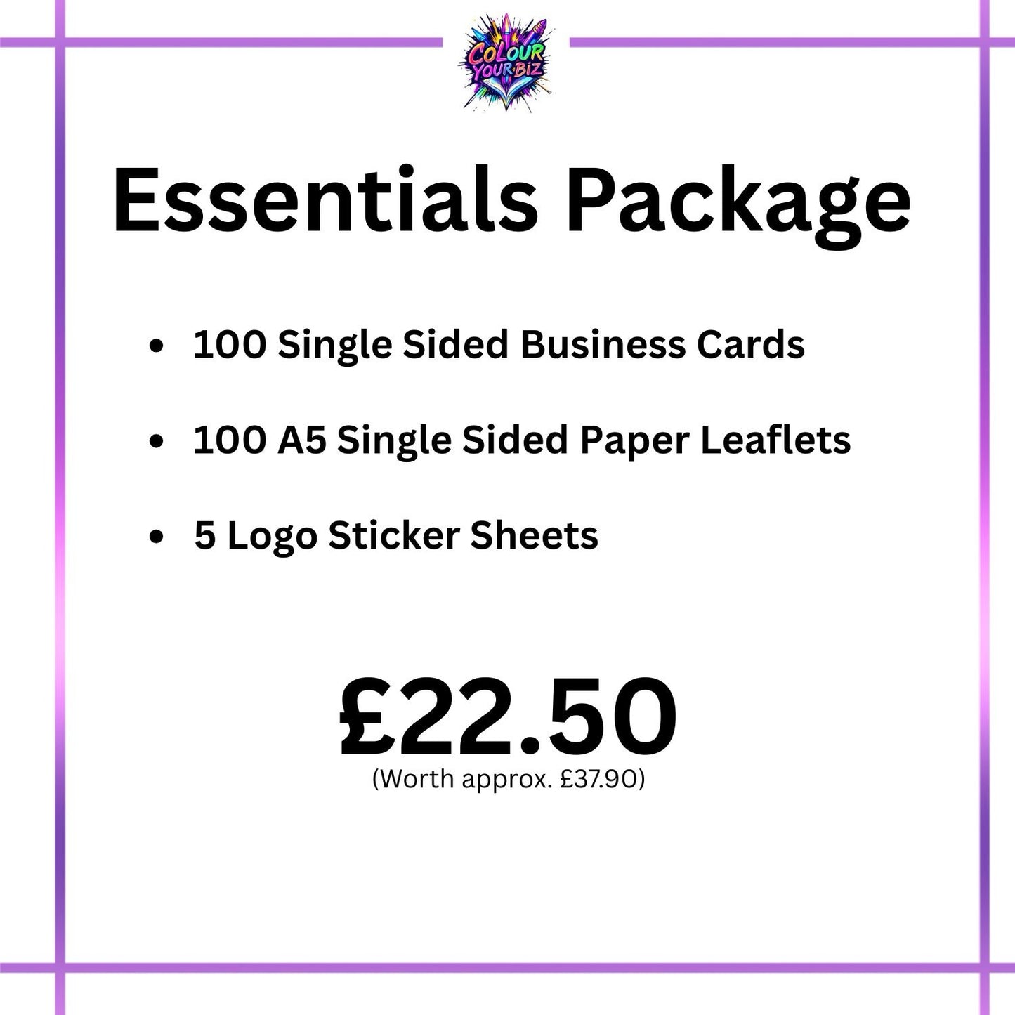 'Essentials Package' Business Stationery Bundle