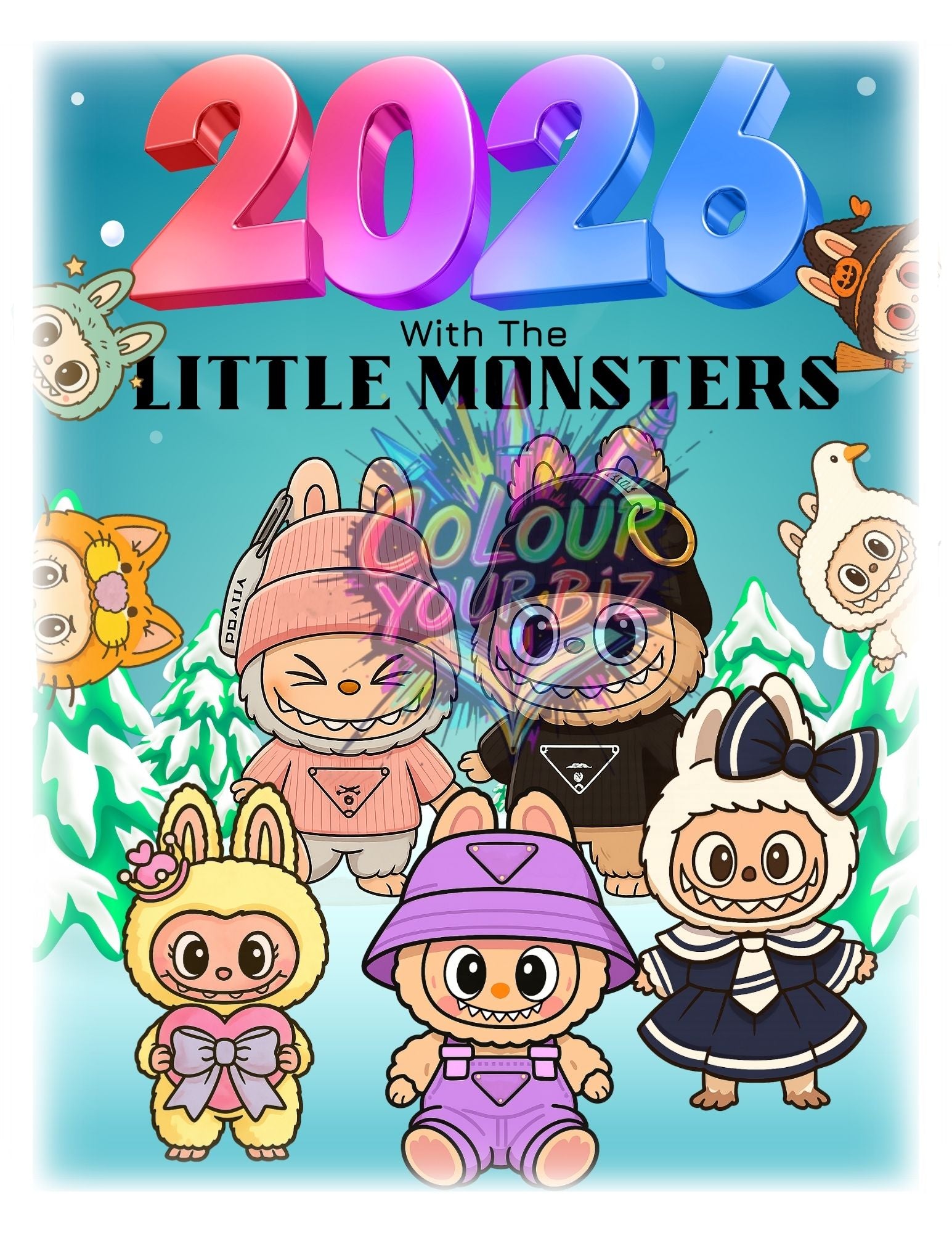 Little Monsters 2026 Calendar
