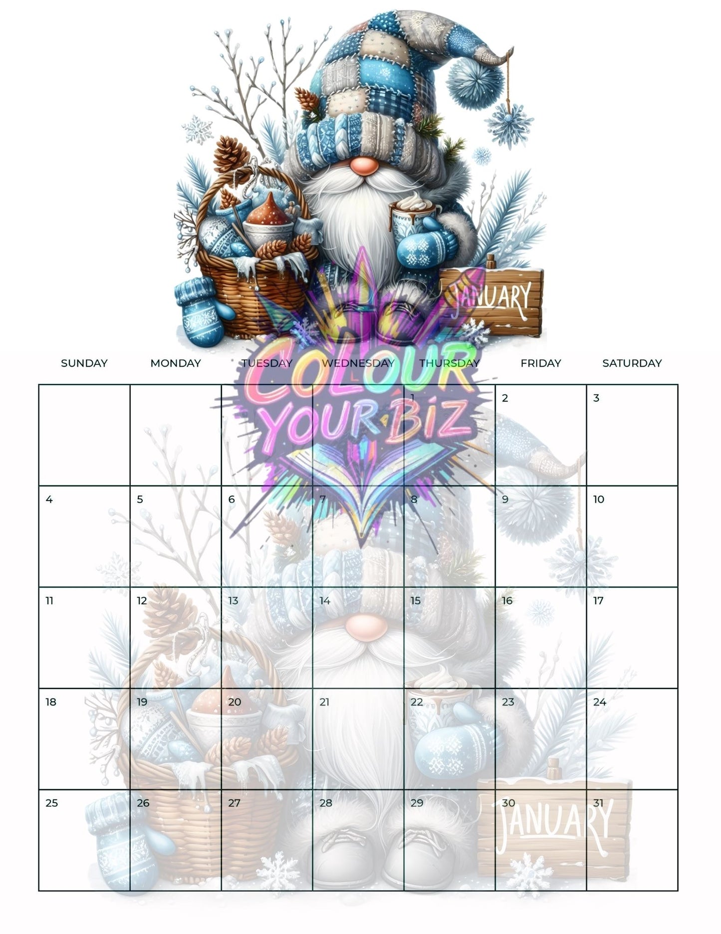 2026 With The Gonks Calendar