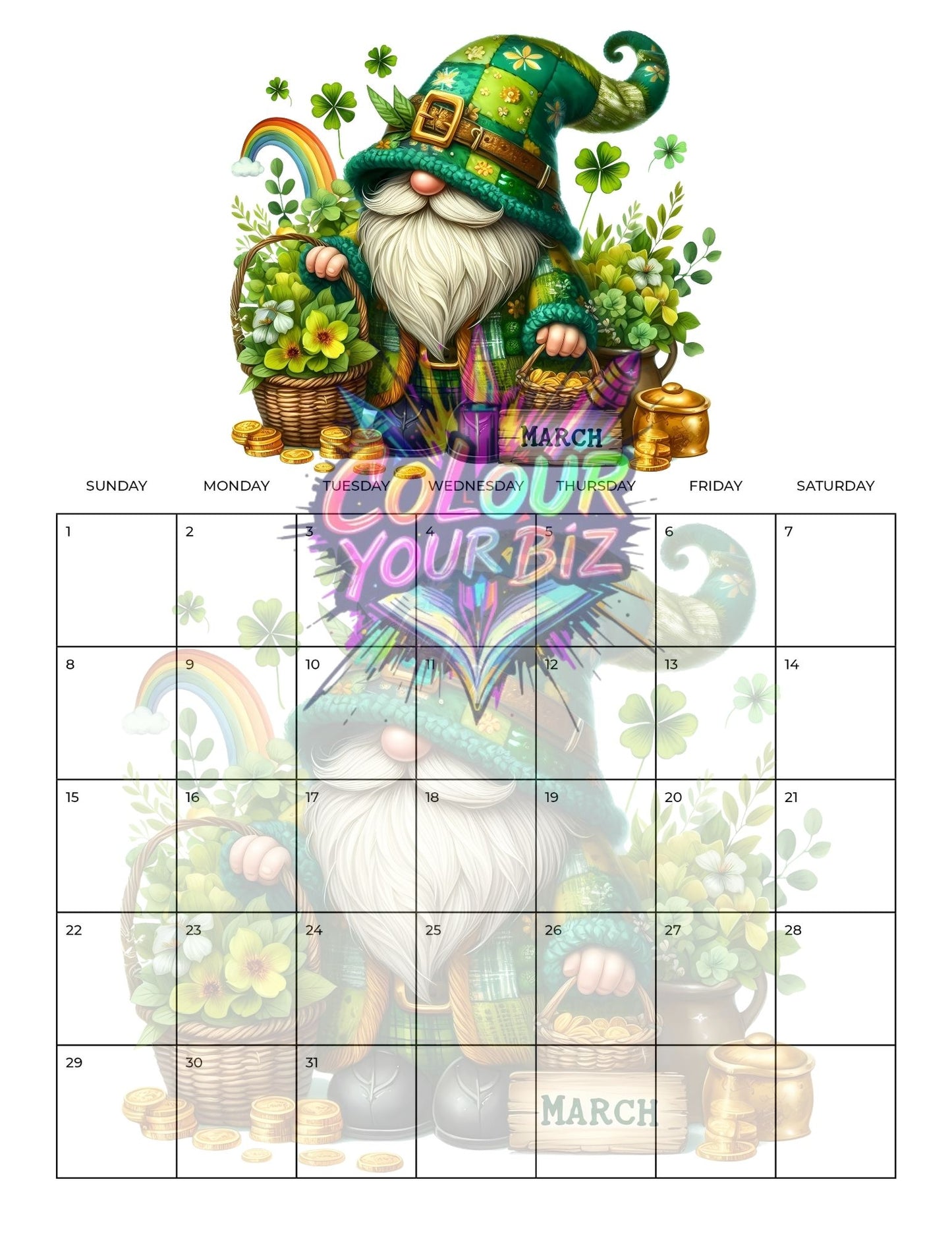 2026 With The Gonks Calendar