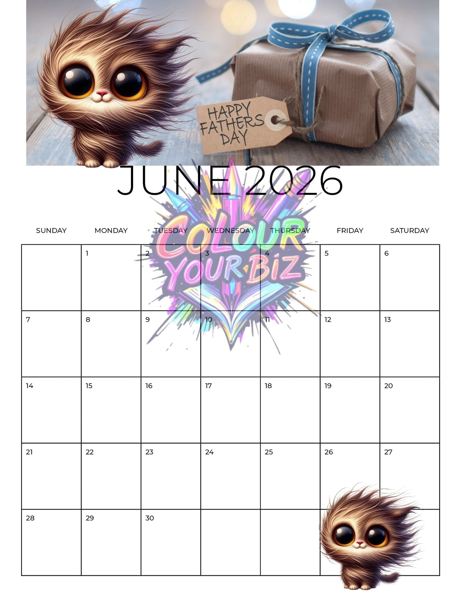 The Funky Cats 2026 Calendar