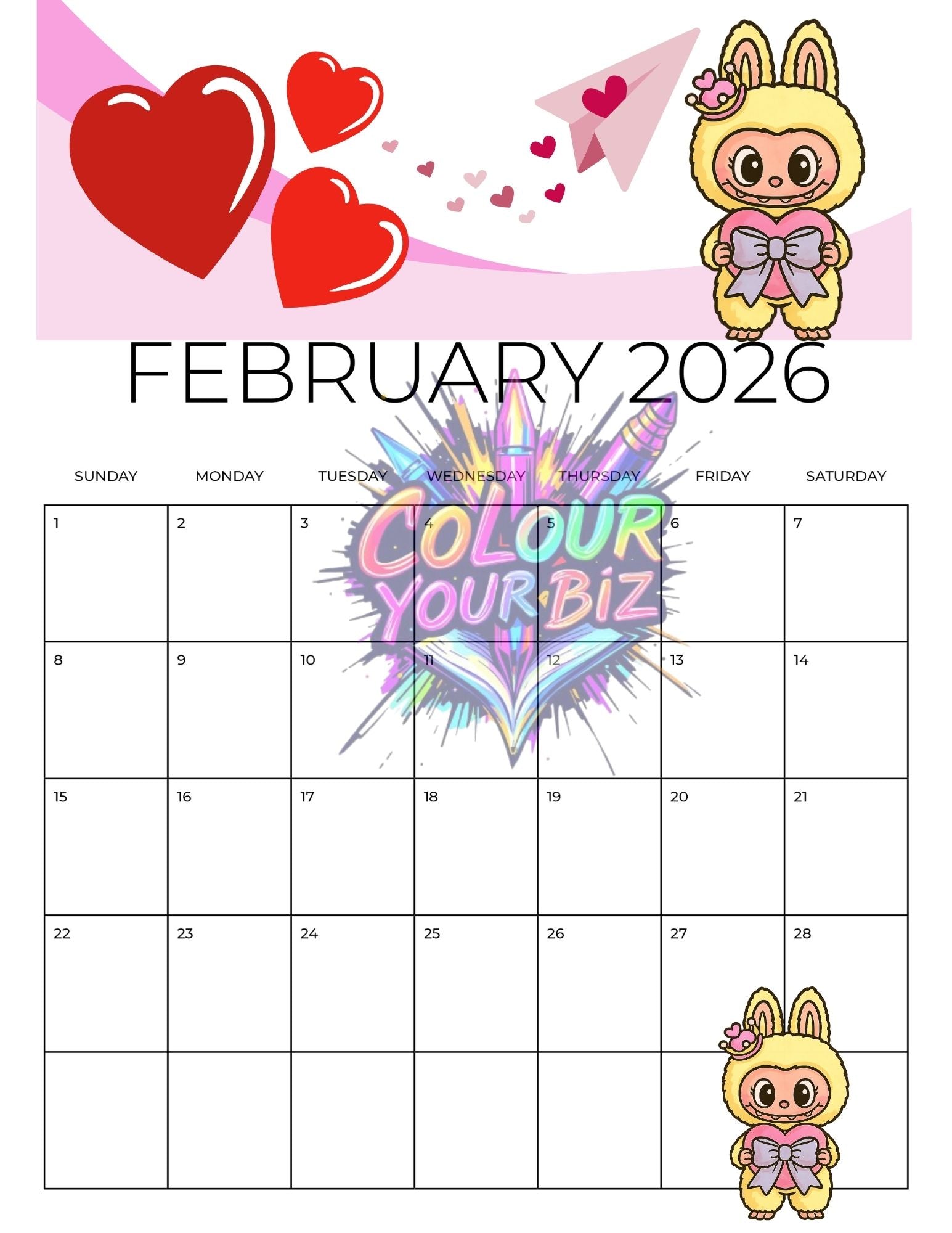 Little Monsters 2026 Calendar