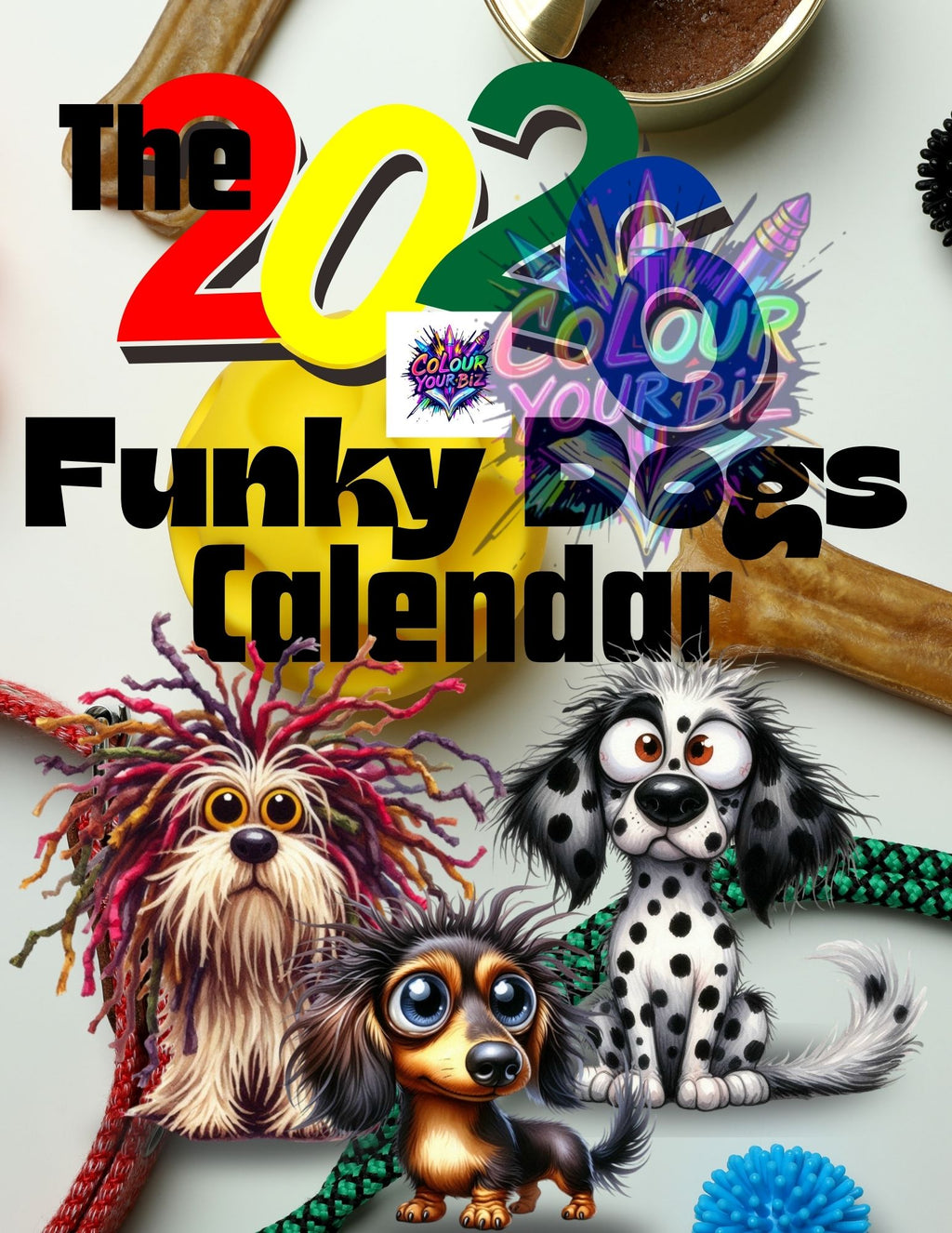 Funky Dogs 2026 Calendar