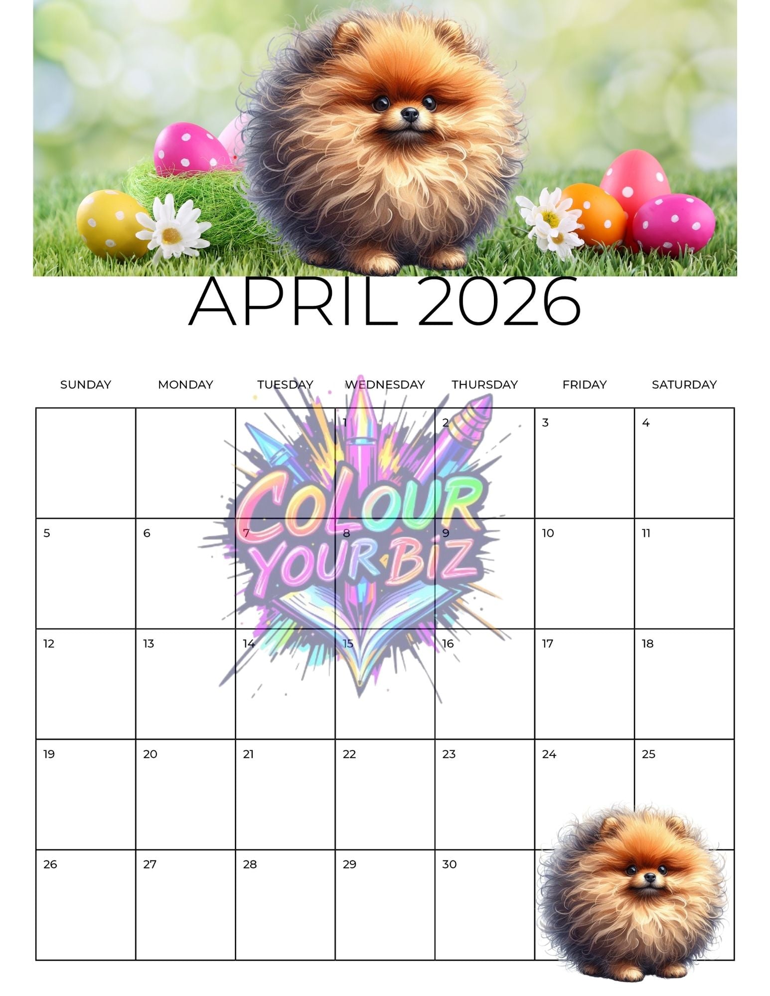 Funky Dogs 2026 Calendar