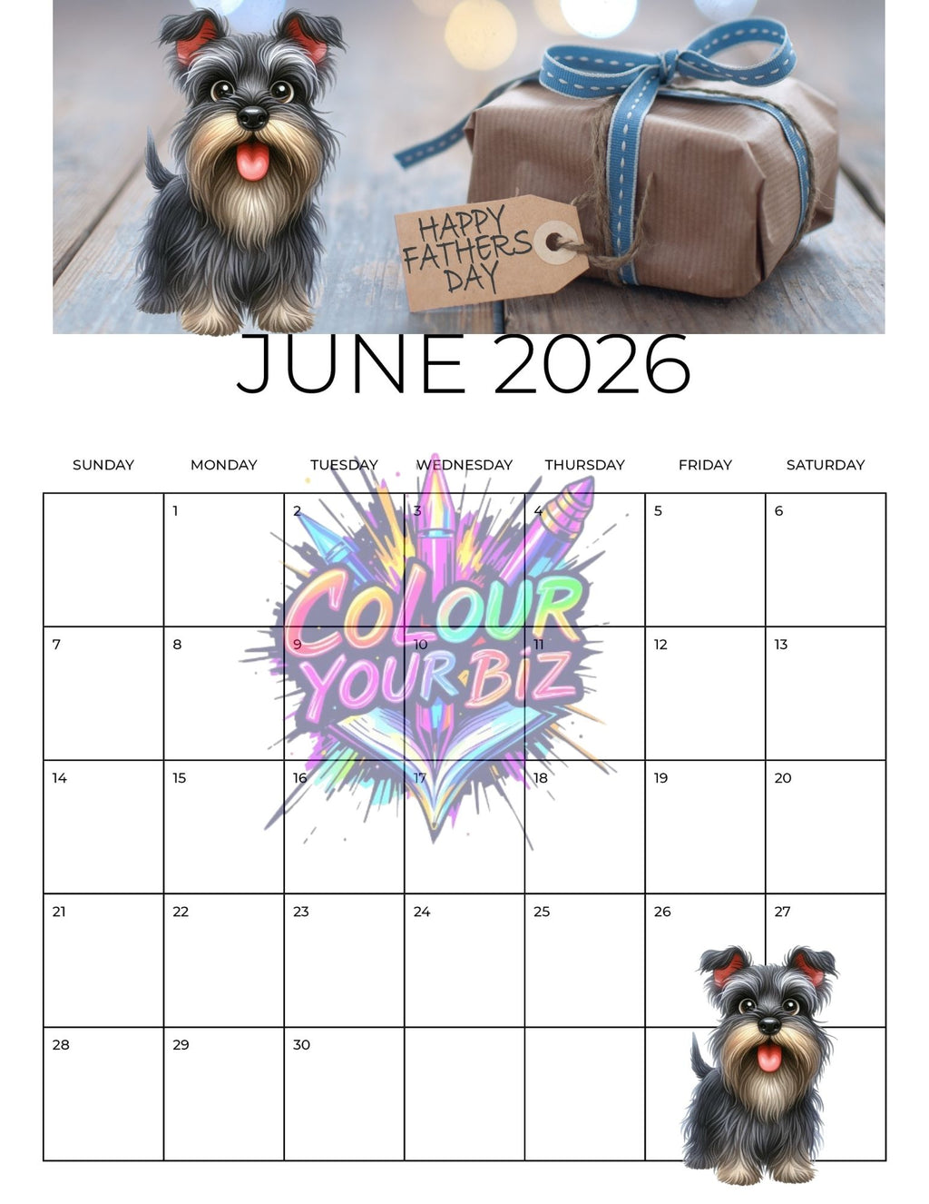 Funky Dogs 2026 Calendar
