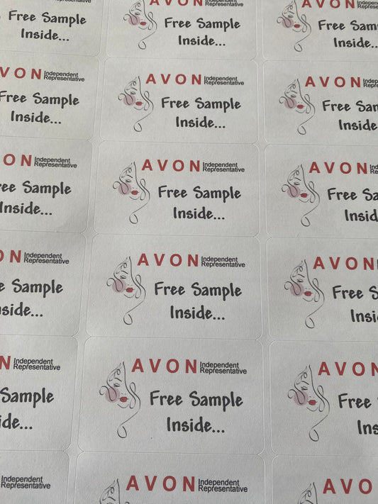 AVON 'Free Sample Inside Stickers'