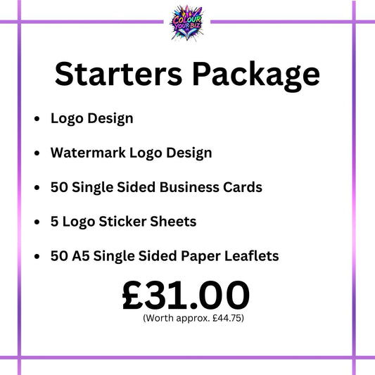 'Starters Package' Business Stationery Bundle