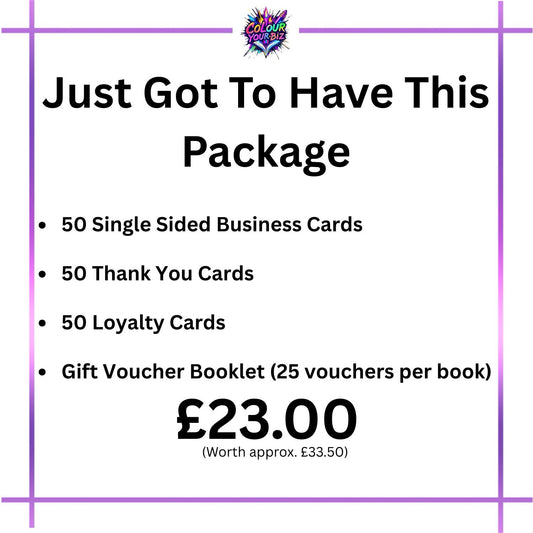 'Just Got To Have This Package' Business Stationery Bundle