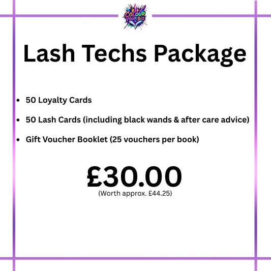 'Lash Techs Package' Business Stationery Bundle