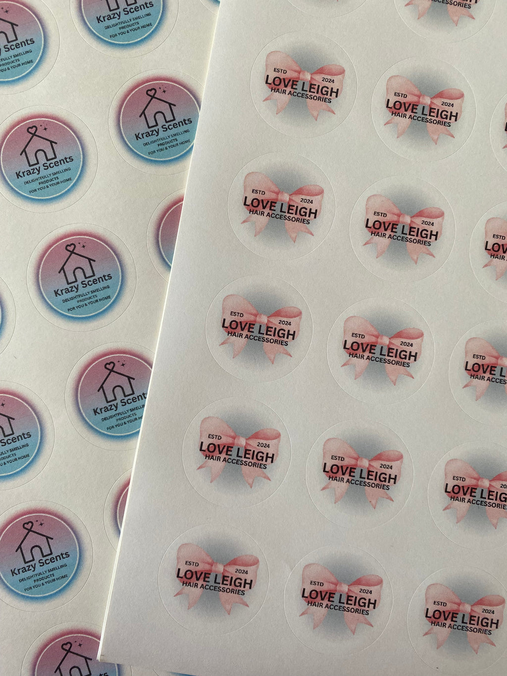 Personalised Logo Labels (Round)